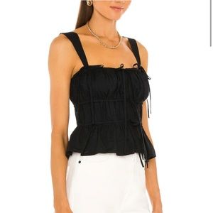 NWT | MOON RIVER (Bloomingdales) | Peplum Tank